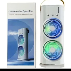 Dual Turbo Cooling Fan – Portable USB Rechargeable Quiet Desk Fan